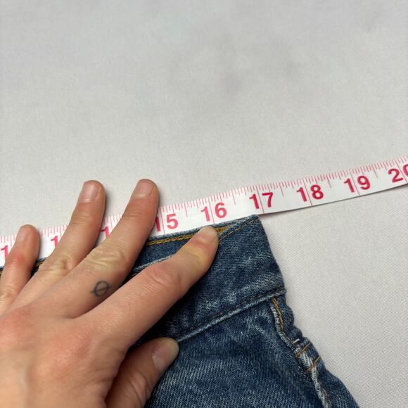 Vintage 80s Levi's 501 Straight Leg Jeans Made in USA 32x28.5 - Picture 5 of 12